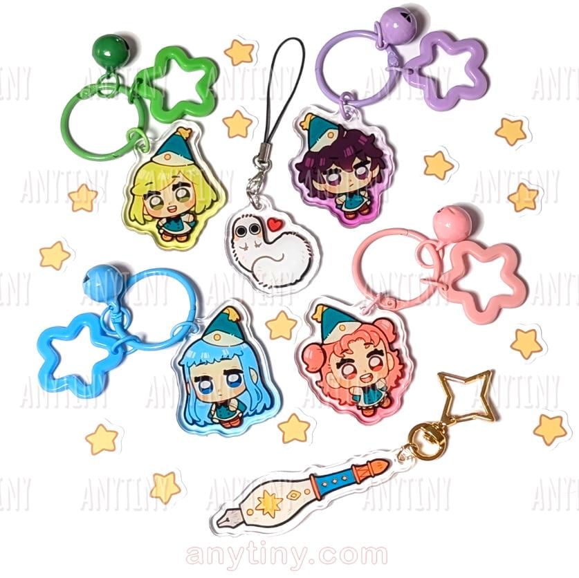Tiny Witch Hat Atelier Keychain! Coco, Tetia, Richeh and Agott