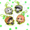 Green Yuri keychains! The guy she was interested in wasn't a guy at all