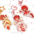 Card Captor Sakura with Holo Star, keychains