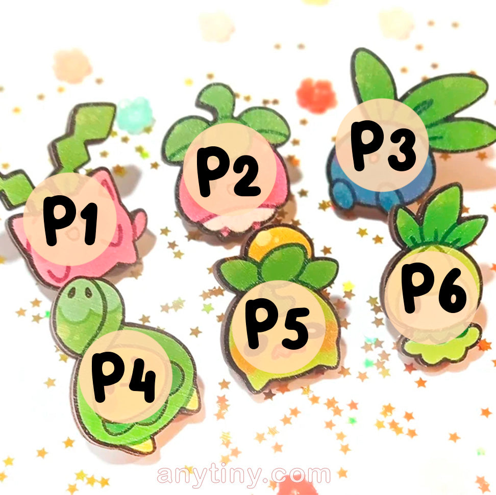 Tiny Pokémon pins!
