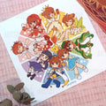 Cardcaptor Sakura Color Wheel Print (pearl paper 300gr) and Sticker Pack!