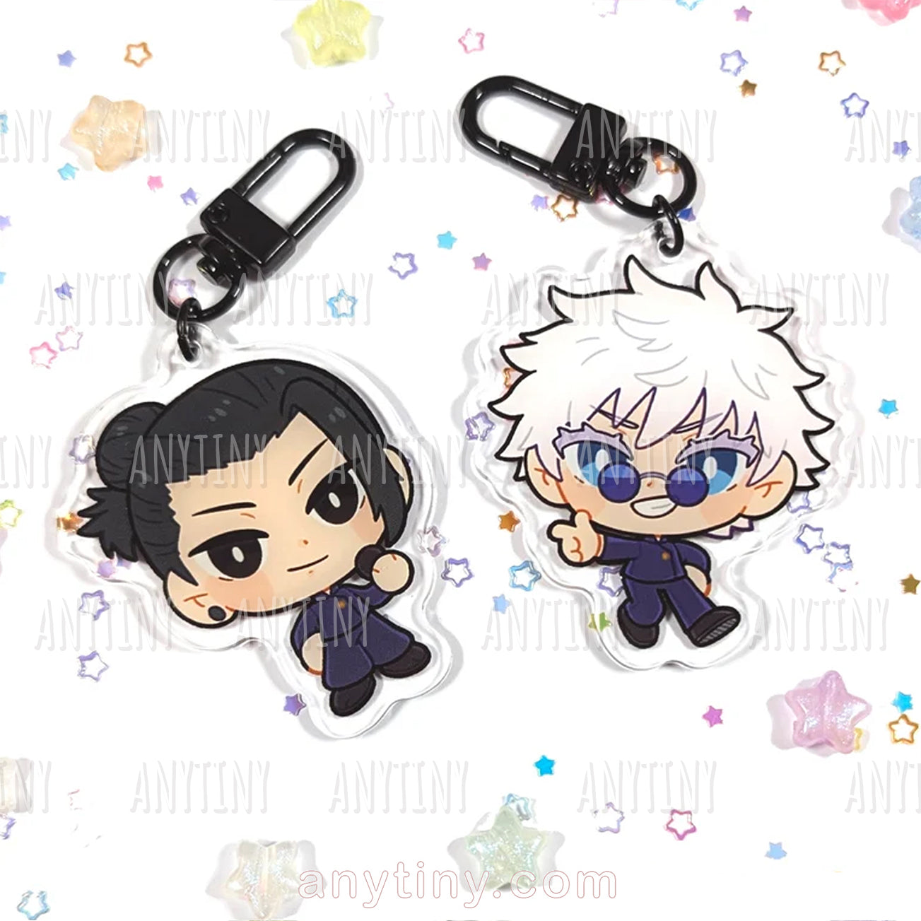 Jujutsu Kaisen, Geto and Gojo Keychains!