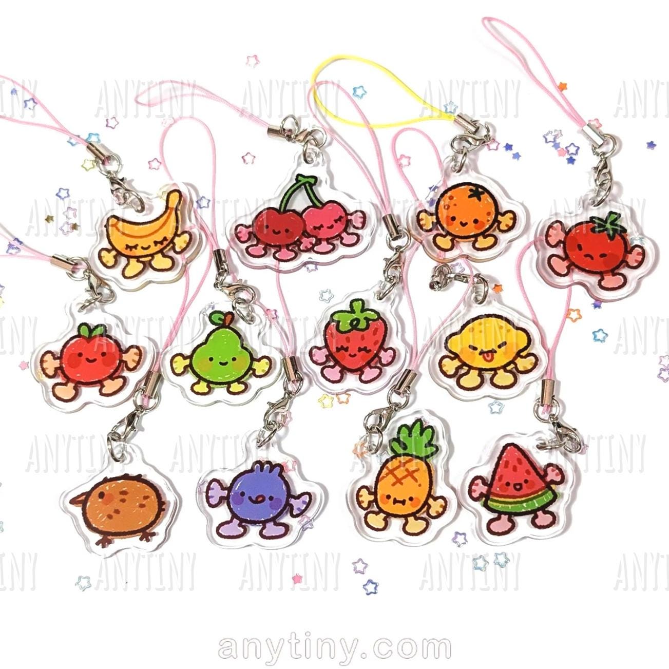 Blind Bag, Tiny Fruits mobile keychain!