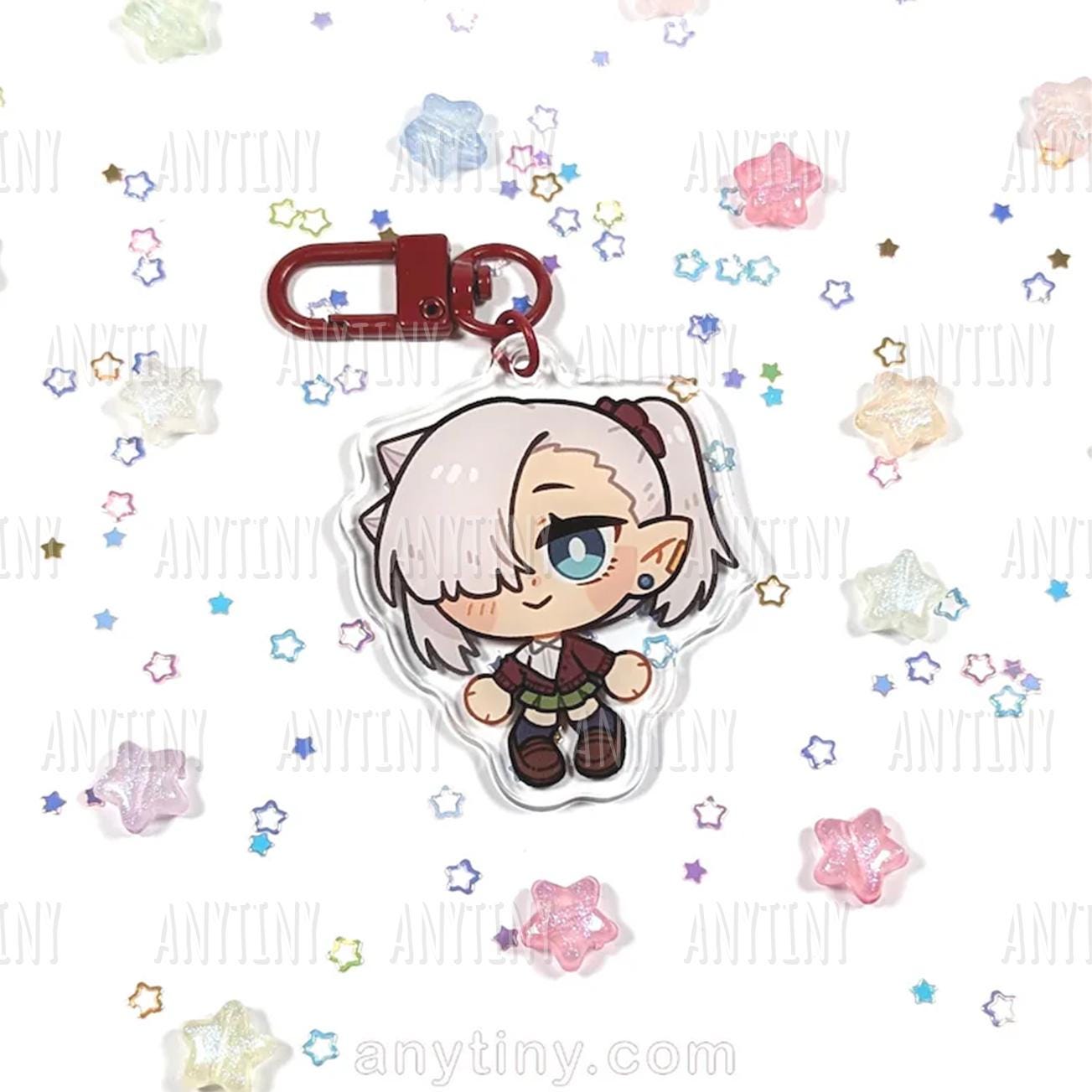 Runa Keychain. The little vampire doesn't know how to suck properly!