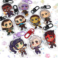 Baldur's Gate 3 Keychain, Shadowheart, Astarion, Karlach, Gale, Halsin, Wyll, Minthara and Jaheira