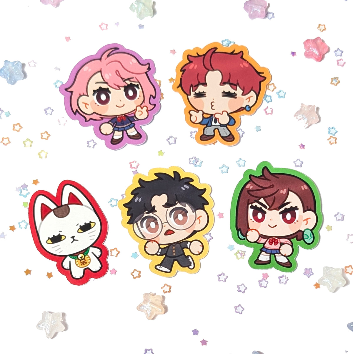 Dandadan Keychains and Stickers