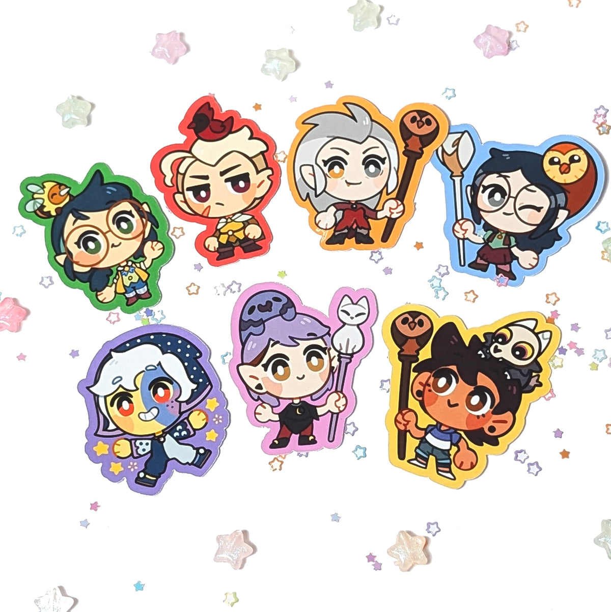 The Owl House Epoxy keychains