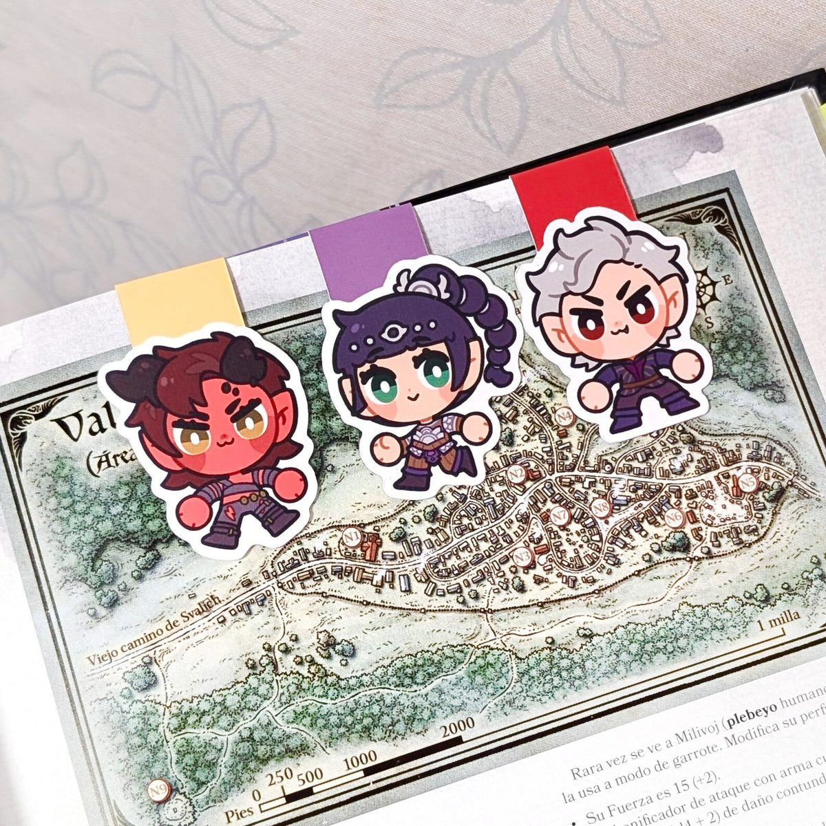 Tiny Baldur's gate 3 Magnetic Bookmark