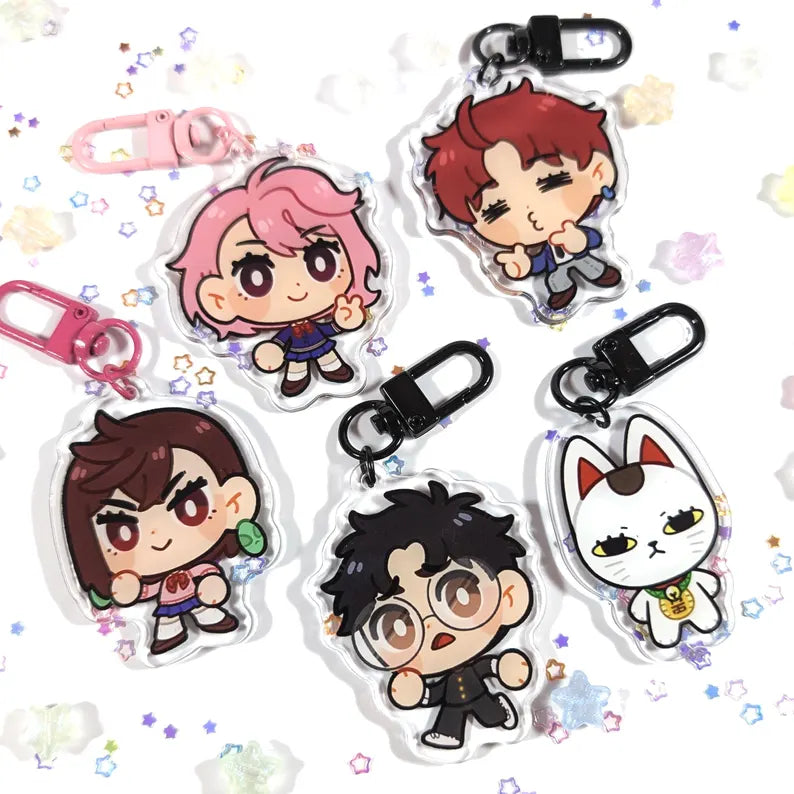 Dandadan Keychains and Stickers